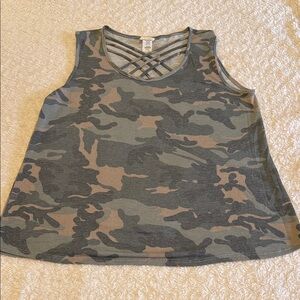 Lovely Melody Camouflage Tank Top
